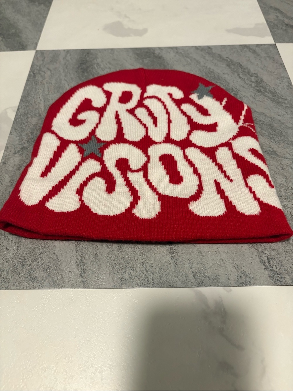 Red Gravity Visions Beanie